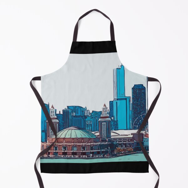 Item preview, Navy Pier Chicago Illinois Re-Colered Noir designed and sold by HeatherAP.