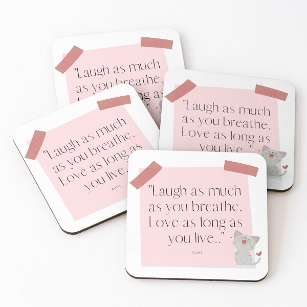 Item preview, Laugh as much as you breathe. Love as long as you live. designed and sold by Art-Vibrations.