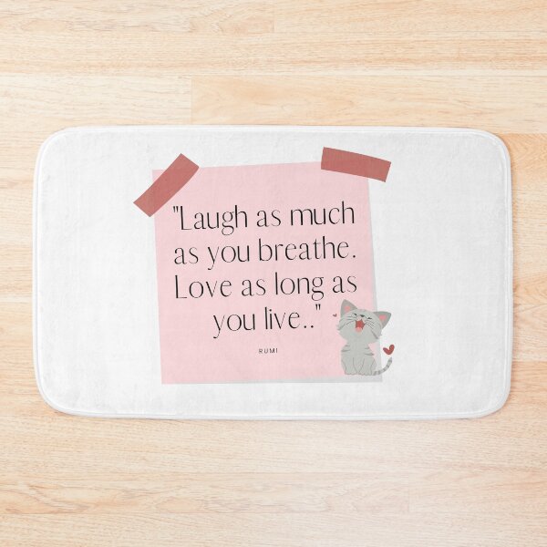 Item preview, Laugh as much as you breathe. Love as long as you live. designed and sold by Art-Vibrations.