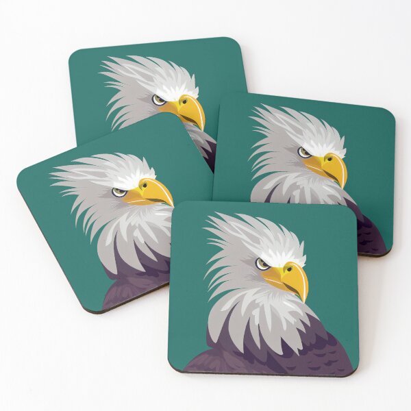 Item preview, American Bald Eagle Illustration designed and sold by ThePurpleMelon.
