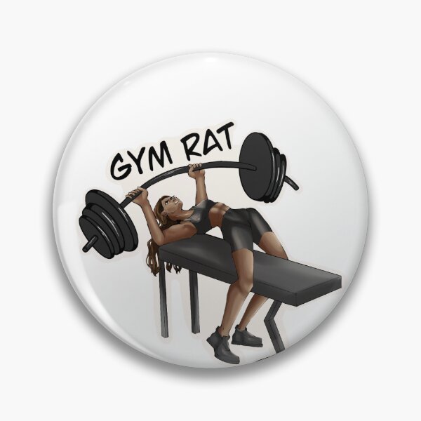 Gym Rat Pin Gym Pin Gym Rat 