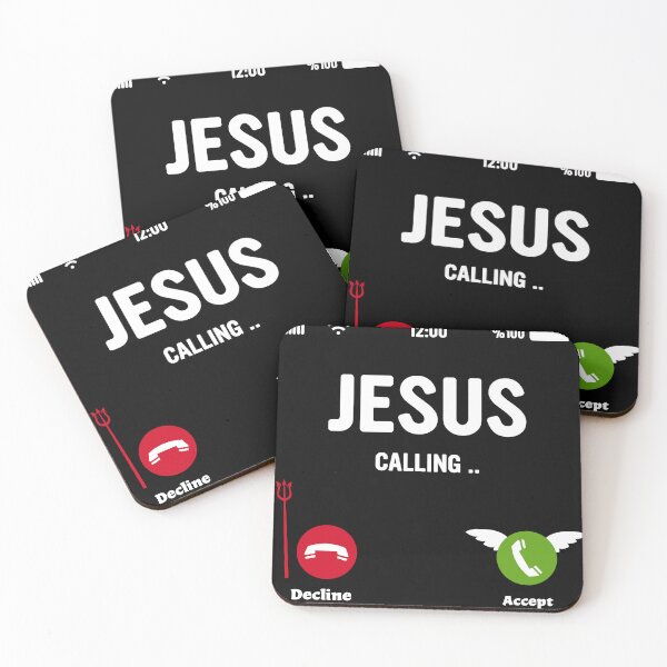 Item preview, Jesus Is Calling - Christian designed and sold by Micosmile.