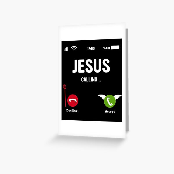 Item preview, Jesus Is Calling - Christian designed and sold by Micosmile.
