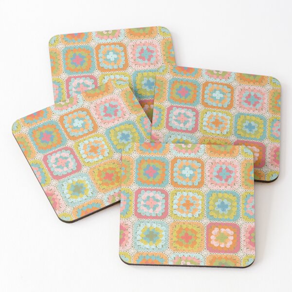 Item preview, 230 Cochet Granny Squares designed and sold by Cressidacarr.