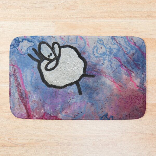 Item preview, UnFolding the Ewe-niverse #23 mixed media and ink painting of sheep designed and sold by ChillonLeachArt.