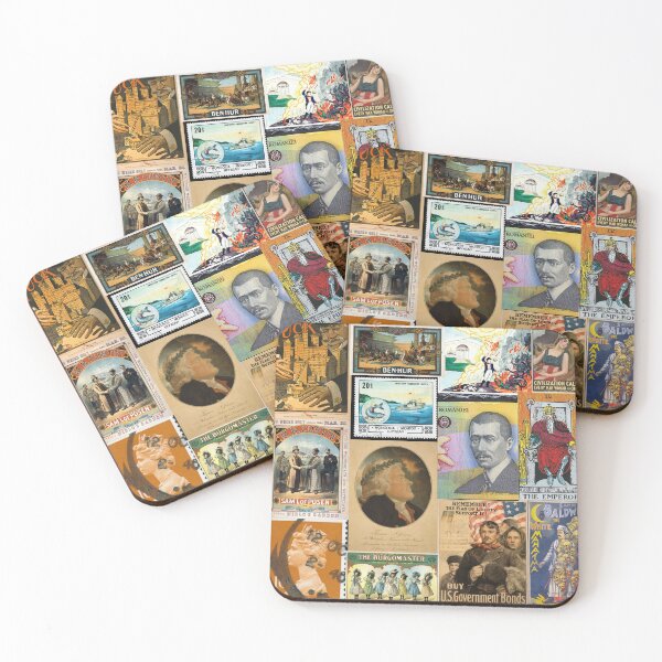 Item preview, Vintage Book Covers Tickets And Stamps designed and sold by ArtOfStars.