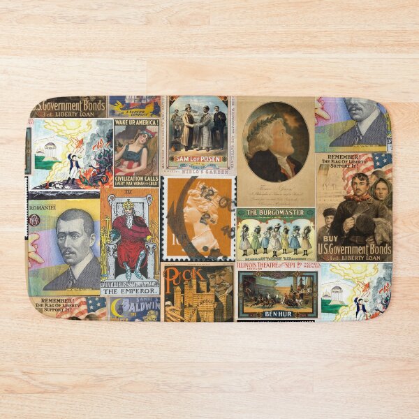 Item preview, Vintage Book Covers Tickets And Stamps designed and sold by ArtOfStars.