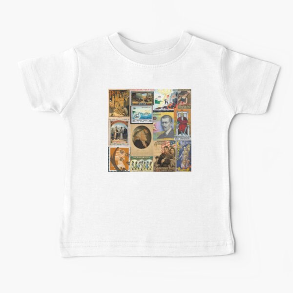 Item preview, Vintage Book Covers Tickets And Stamps designed and sold by ArtOfStars.