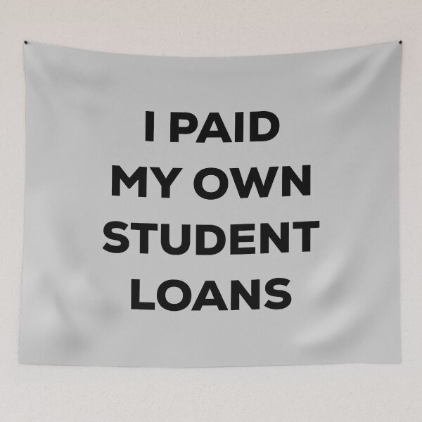Item preview, Copy of Copy of Copy of  I Paid Off My Own Student Loans designed and sold by blueprint198686.
