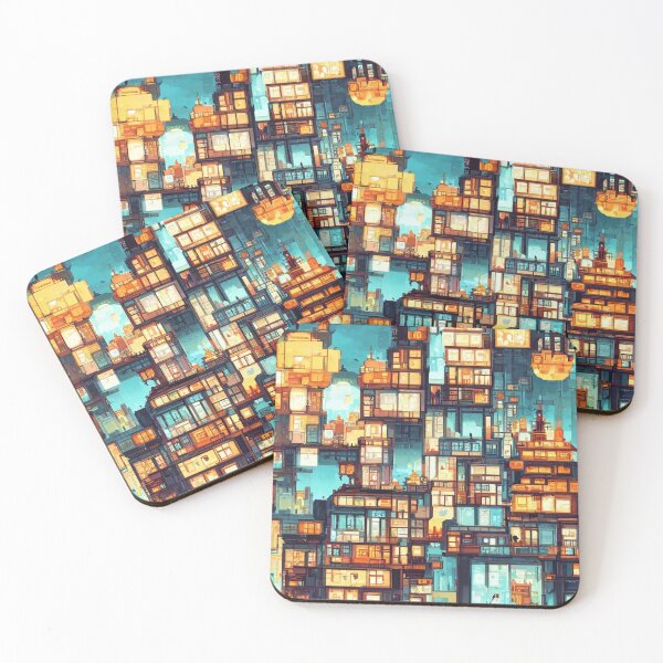 Item preview, A Night pixel city. designed and sold by Misterplankton.