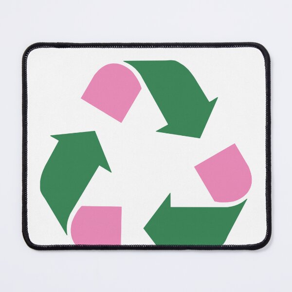 Item preview, Colorful recycling pink and green designed and sold by palmwooddesigns.