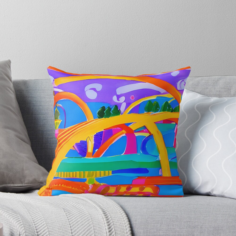 Item preview, Throw Pillow designed and sold by ORANGEinside.