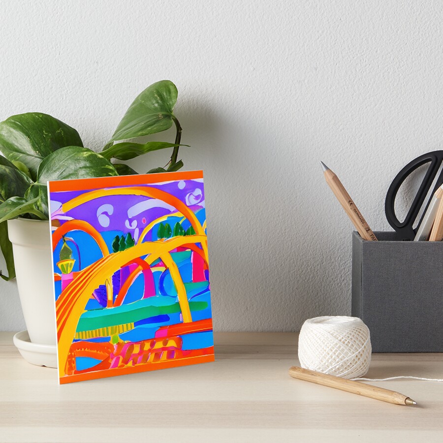 Item preview, Art Board Print designed and sold by ORANGEinside.