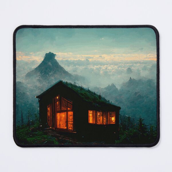 Item preview, Cabin On Top Of A Mountain designed and sold by john-ess.