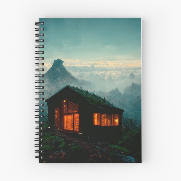 Item preview, Cabin On Top Of A Mountain designed and sold by john-ess.
