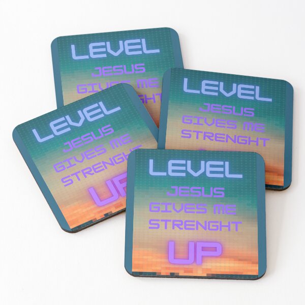 Item preview, Level up,Jesus gives me strenght. designed and sold by Mollynqaa.