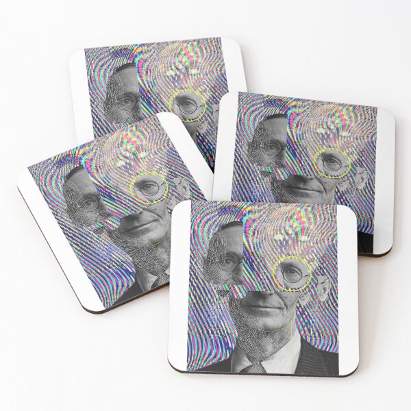 Item preview, Hermann Hesse collage designed and sold by Rawan Alghunmien.