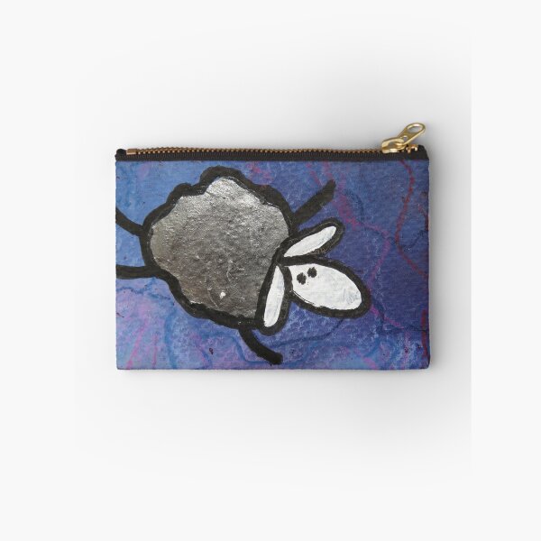 Item preview, UnFolding the Ewe-niverse #45 mixed media and ink painting of sheep designed and sold by ChillonLeachArt.