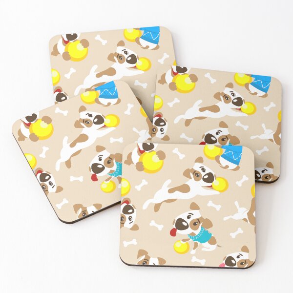 Item preview, Seamless pattern, Accessories for dogs, Funny dog Jack Russell Terrier. designed and sold by ketkidesign.