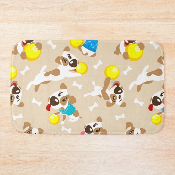 Item preview, Seamless pattern, Accessories for dogs, Funny dog Jack Russell Terrier. designed and sold by ketkidesign.