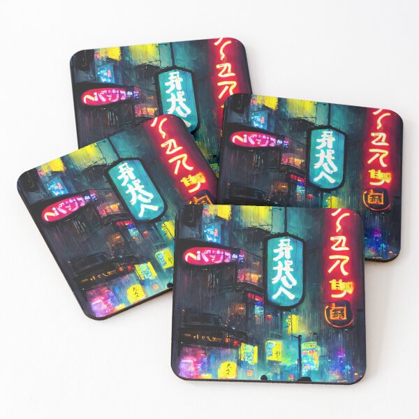 Item preview, Rainy tokyo street designed and sold by barrriwa.