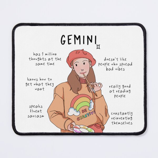 Item preview, Gemini Cute Girl designed and sold by dayanaile.