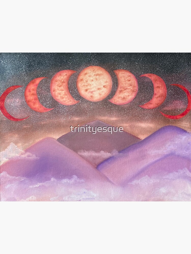 "Blood Moon phases- multimedia" Sticker for Sale by trinityesque ...