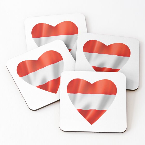 Item preview, Austria Heart,  Flag,  designed and sold by LuFilu.