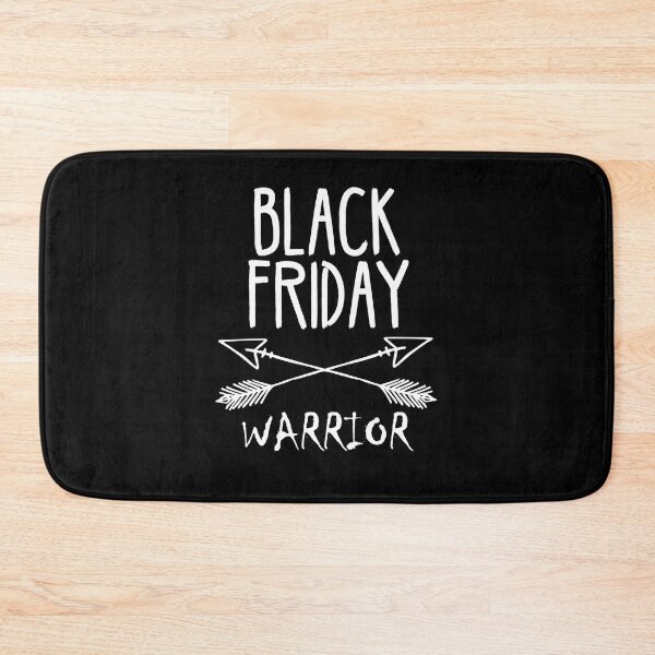 Item preview, Black Friday Warrior funny bargain hunter shopaholic graphic designed and sold by ThreadlyAndCo.
