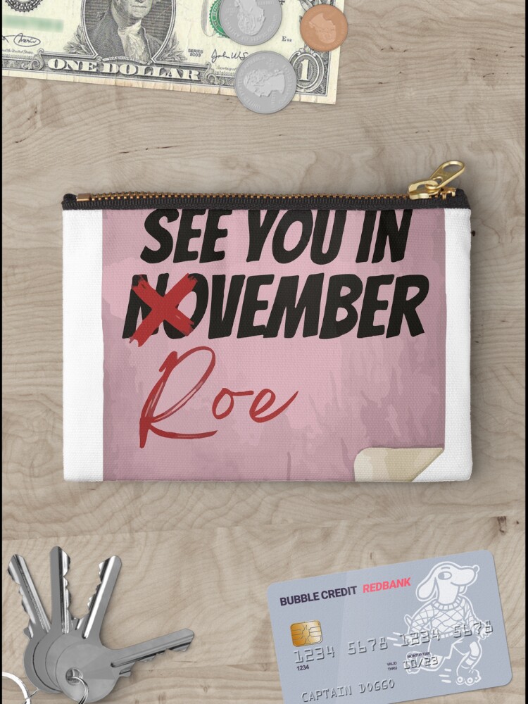 Thumbnail 3 of 4, Zipper Pouch, See You In Roevember | Retro Roevember designed and sold by CartheArtwork.