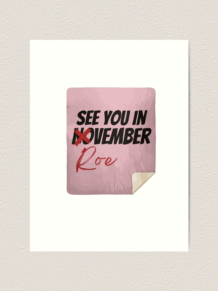 Thumbnail 1 of 3, Art Print, See You In Roevember | Retro Roevember designed and sold by CartheArtwork.