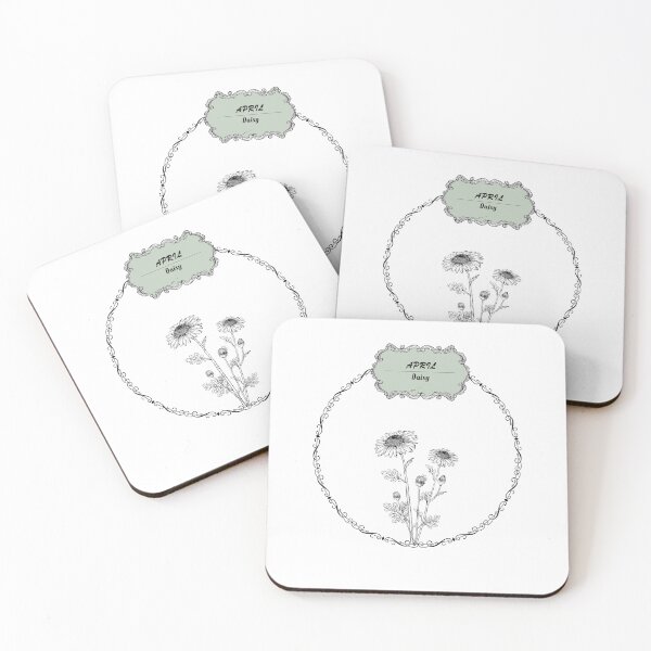 Item preview, April Daisy flower designed and sold by Rawan Alghunmien.