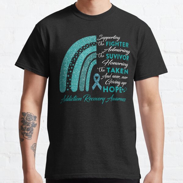Addiction Recovery Awareness Month Sobriety Support T-Shirt