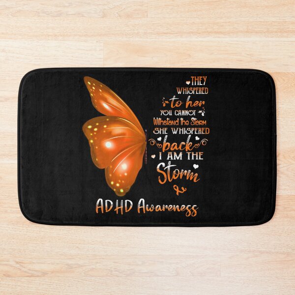 Item preview, She Whispered Back I Am The Storm ADHD Awareness Butterfly designed and sold by frechettee.