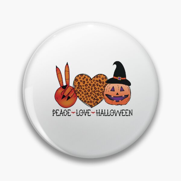 Item preview, PEACE LOVE HALLOWEEN GIFT designed and sold by SAFREN.