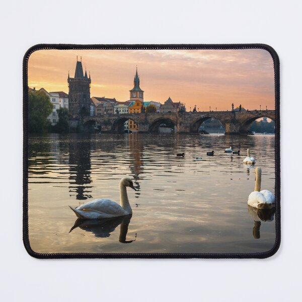 Item preview, Prague Waterfront Photograph by JoA designed and sold by AuraSisters.