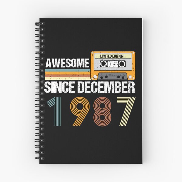 Item preview, Awesome Since December 1987 | 35th Birthday Gifts | 35 Years Old Gifts designed and sold by AMINE  ★★★★★.