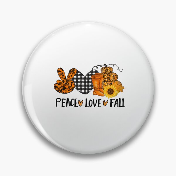 Item preview, PEACE LOVE HALLOWEEN GIFT designed and sold by SAFREN.