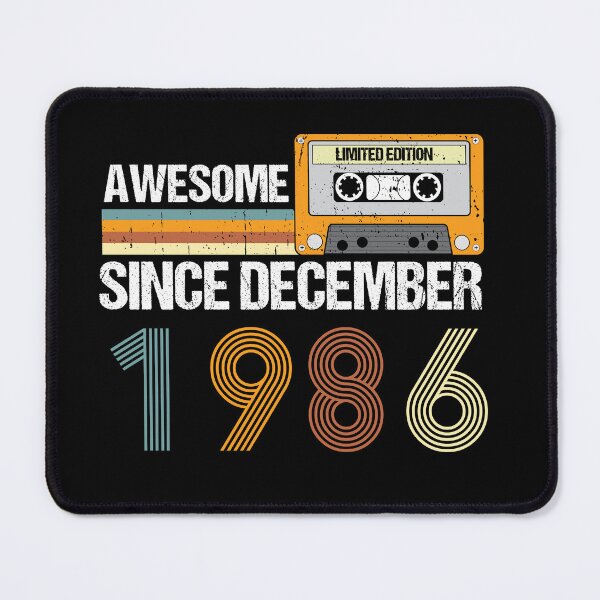 Item preview, Awesome Since December 1986 | 36th Birthday Gifts | 36 Years Old Gifts designed and sold by AMINE  ★★★★★.
