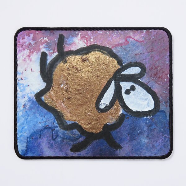 Item preview, UnFolding the Ewe-niverse #40 mixed media and ink painting of sheep designed and sold by ChillonLeachArt.