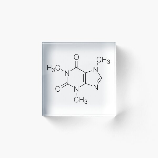 Caffeine Acrylic Block