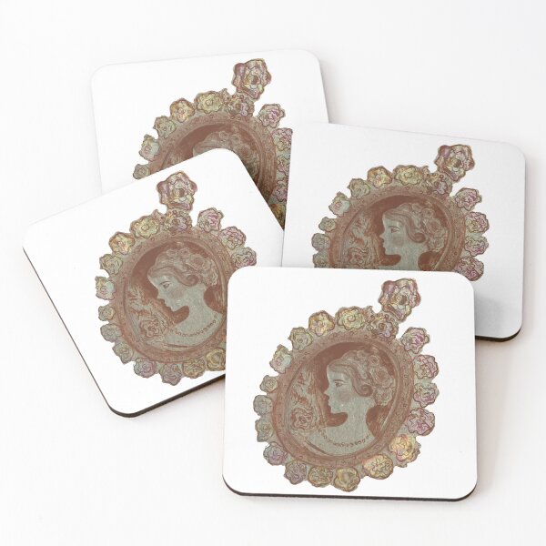 Item preview, Vintage Copper Cameo Face designed and sold by Lenaartist.