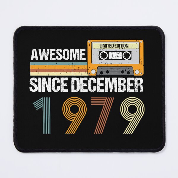 Item preview, Awesome Since December 1979 | 43th Birthday Gifts | 43 Years Old Gifts designed and sold by AMINE ★★★★★.