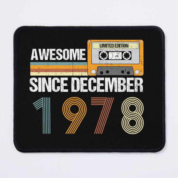 Item preview, Awesome Since December 1978 | 44th Birthday Gifts | 44 Years Old Gifts designed and sold by AMINE ★★★★★.