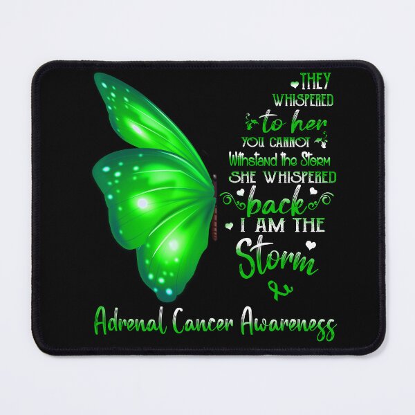 Item preview, She Whispered Back I Am The Storm Adrenal Cancer Awareness Butterfly designed and sold by frechettee.