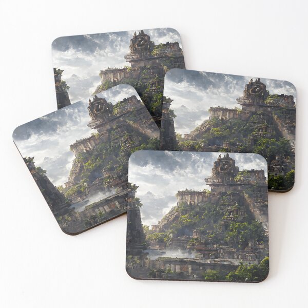 Item preview, Ancient temple ruins designed and sold by lostcauseblue.