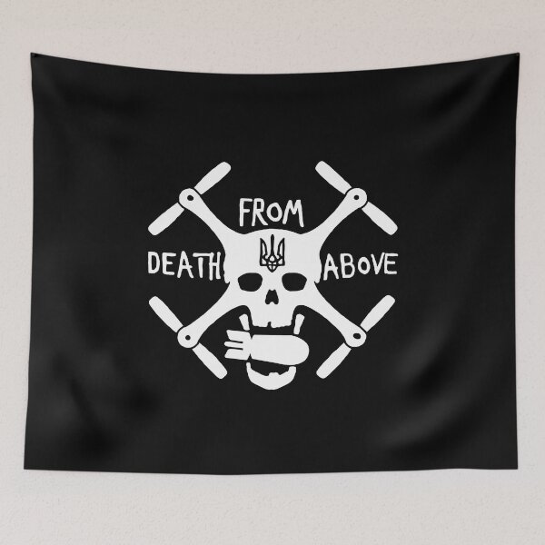 Item preview, Ukraine Death from Above Drone designed and sold by HymollerShop.