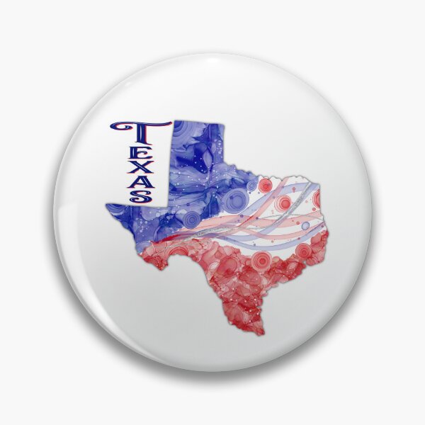 Item preview, Texas State Map outline in alcohol ink style designed and sold by Kristinesque.