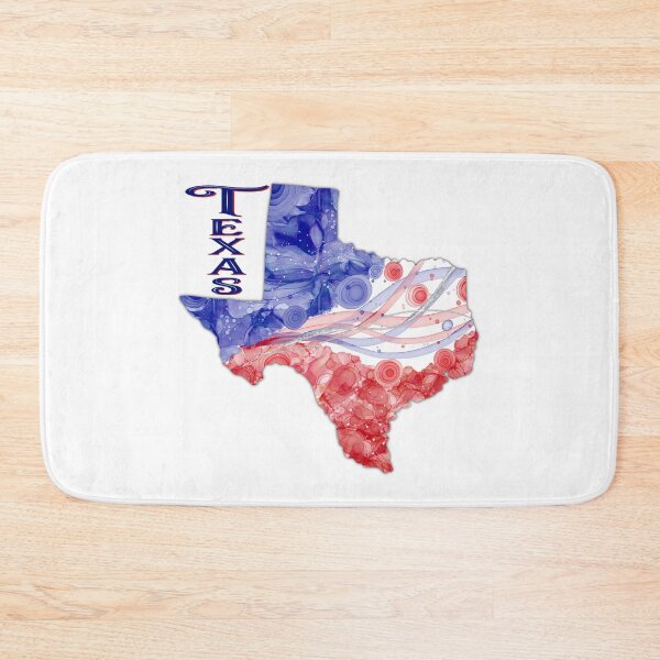 Item preview, Texas State Map outline in alcohol ink style designed and sold by Kristinesque.