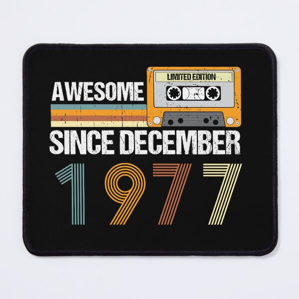 Item preview, Awesome Since December 1977 | 45th Birthday Gifts | 45 Years Old Gifts designed and sold by AMINE ★★★★★.